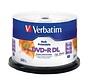 VERBATIM DVD+R 8,5GB 8X DOUBLE LAYER PRINTABLE CAKE*50 97693