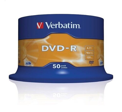 Verbatim Verbatim DVD-R 4.7 Gb 16X Cake*50 43548