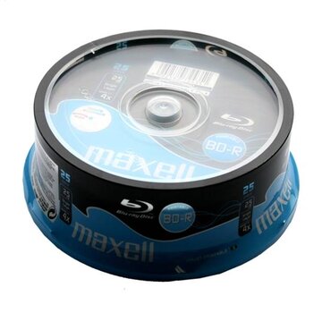 Maxell MAXELL BLU-RAY BD-R 4X 25GB FULL INKJET PRINT CAKE*25 276071.00.TW