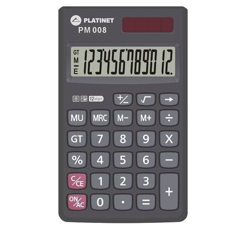 Platinet PLATINET CALCULATOR PM008         12D WALLET