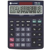 Platinet PLATINET CALCULATOR PM222TE          12D TAX MAR     COST SELL MARGIN   Desktop calculator   3 line display   Tax & Business   new