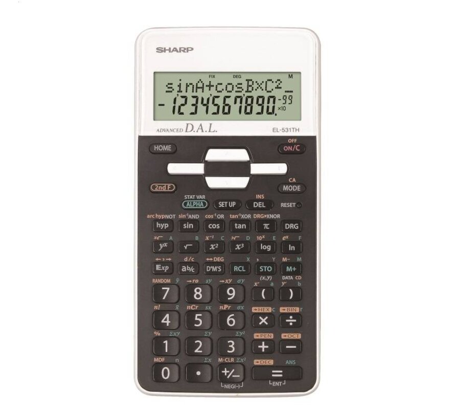 SHARP CALCULATOR SCIENTIFIC BOX EL531THWH