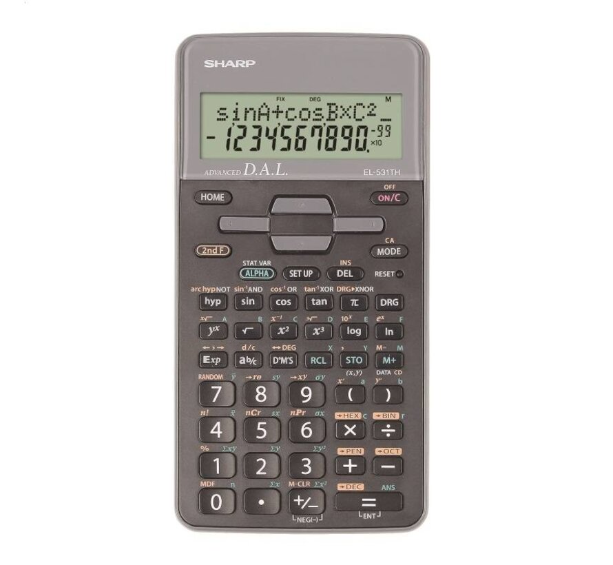 SHARP CALCULATOR SCIENTIFIC BOX EL531THGY