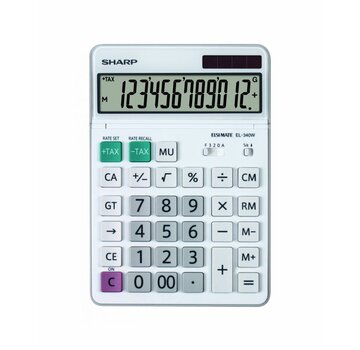 Sharp SHARP CALCULATOR DESKTOP BOX EL340W