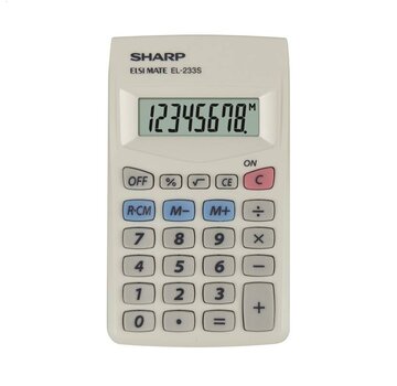 Sharp SHARP CALCULATOR HANDHELD BOX EL233S