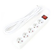 Fiesta RALLONGE FIESTA 3,0M 5 PRISES TYPE E FRENCH BLANCHE 42045