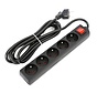 FIESTA POWER SUPPLY EXTENSION CORD 5 SOCKETS 3,0M