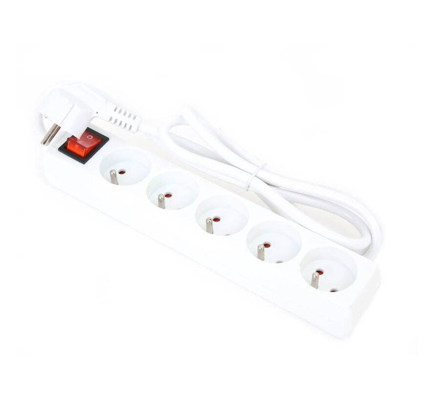 FIESTA POWER SUPPLY EXTENSION CORD 5 SOCKETS 1,5M