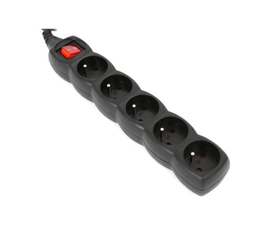 Omega OMEGA 5-fach Verlängerungskabel mit Power Switch Indikator 3M