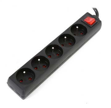 Omega OMEGA 5-fach Verlängerungskabel mit Power Switch Indikator 1.5M