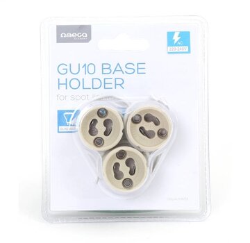 Omega OMEGA GU10 BASE HOLDER 3 PCS BLISTER