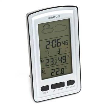 Omega STATION METEO NUMERIQUE OMEGA LCD INTERIEUR/EXTERIEUR SANS FIL