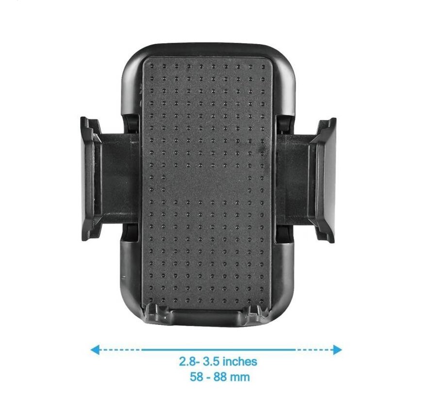 OMEGA UNIVERSAL SMARTPHONE CAR HOLDER BLACK