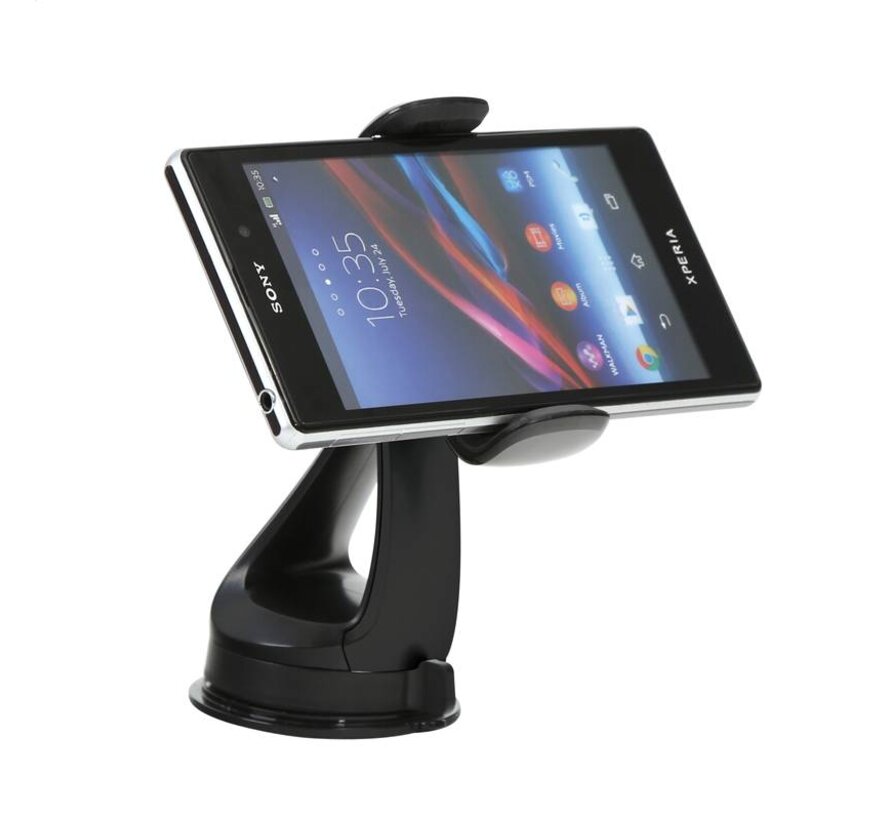 OMEGA UNIVERSAL CAR HOLDER FOR SMARTPHONE LIME BLACK