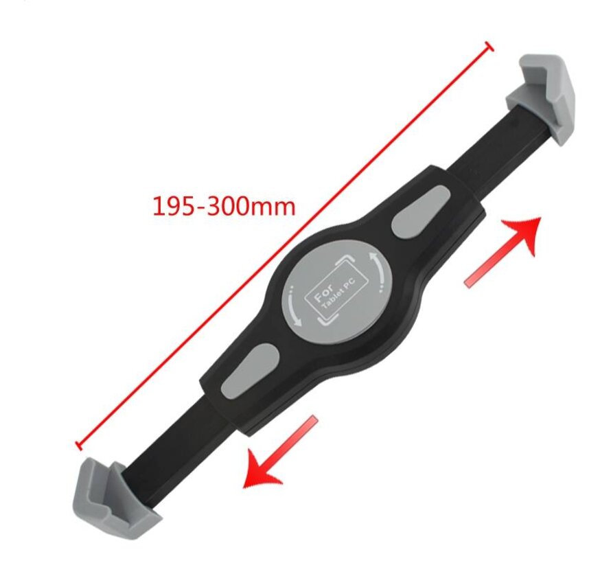 OMEGA UNIVERSAL CAR HOLDER FOR TABLET 2 IN 1 BANANA BLACK