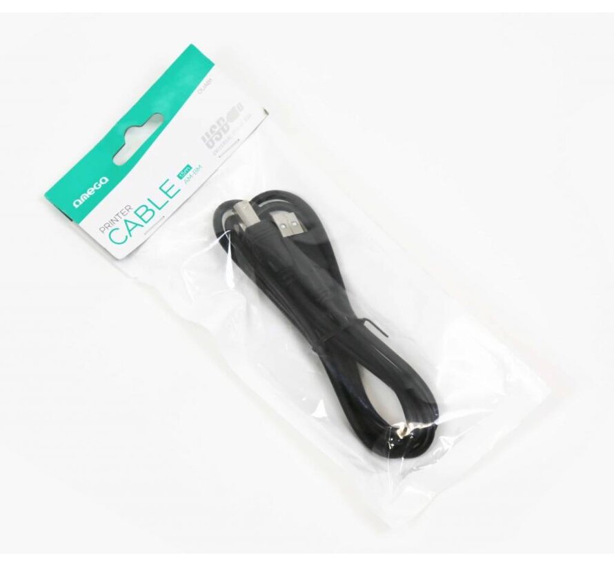 OMEGA USB 2.0 PRINTER CABLE AM - BM 1,5M bulk 40063