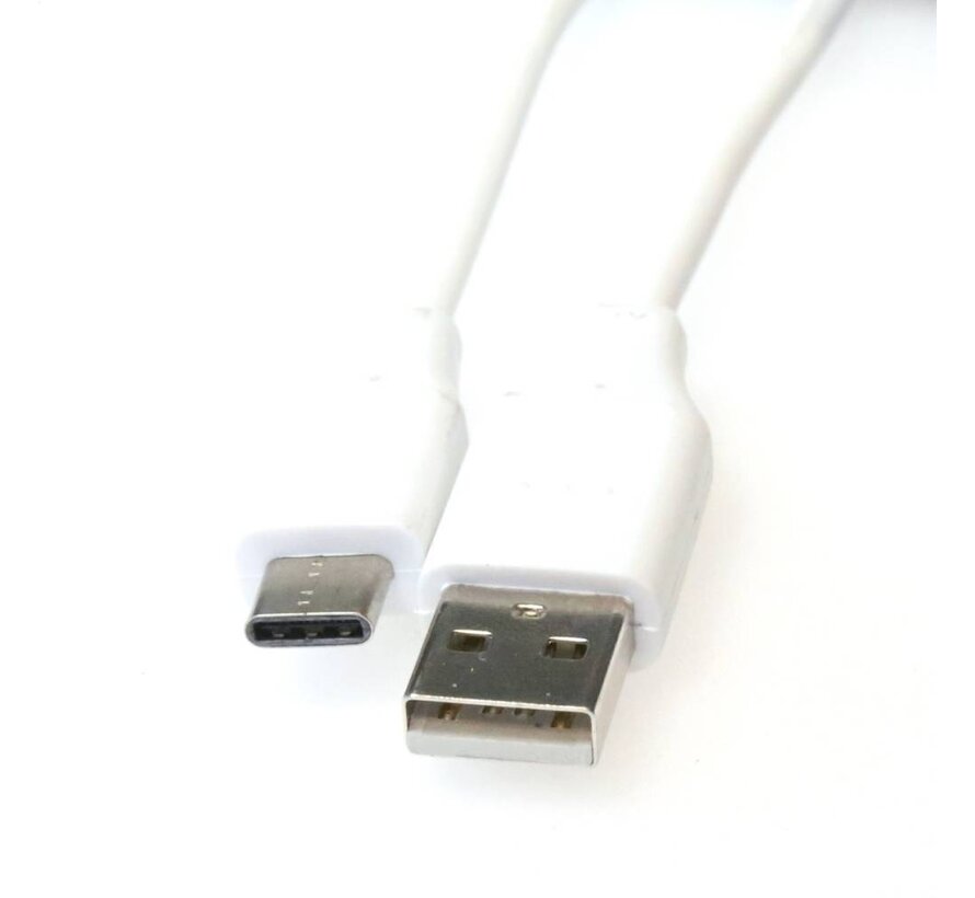 OMEGA PVC TYPE-C TO USB & DATA BULK 1M WHITE