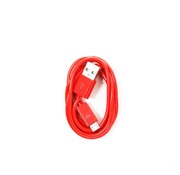 Omega OMEGA PVC MICRO USB TO USB & DATA POLY CABLE 1M RED [44342]