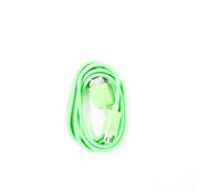 Omega OMEGA BAJA PVC MICRO USB TO USB & DATA POLY CABLE 1M GREEN [44341]