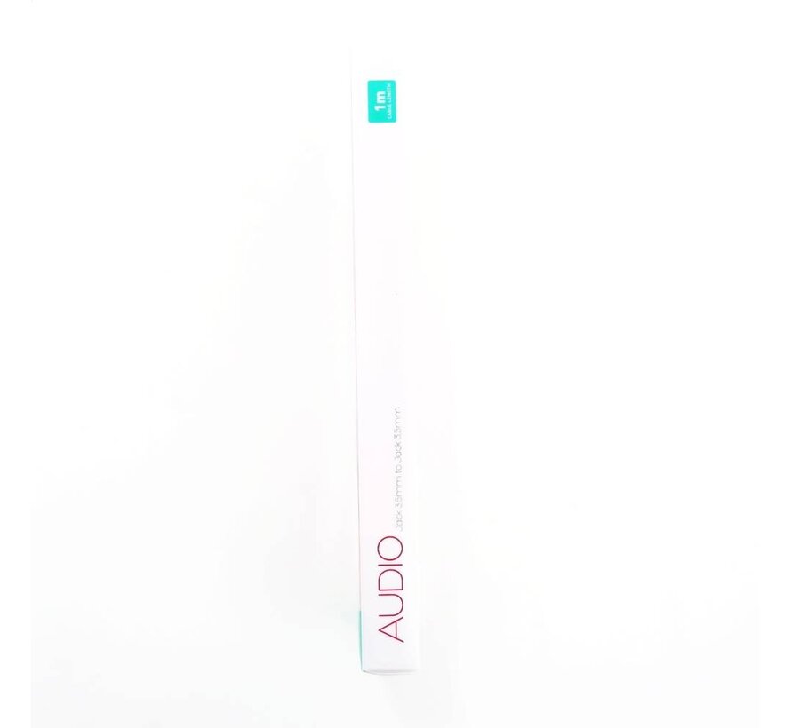 OMEGA CABLE AUDIO JACK 3.5MM ROUGE 43464