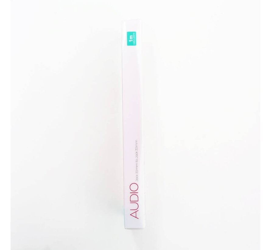 OMEGA AUDIO CABLE JACK 3,5MM to JACK 3,5 MM RED [43464]