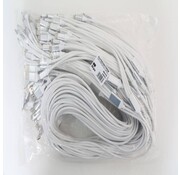 Omega OMEGA CABLE USB 3 EN 1 MICRO USB TYPE C LIGHTNING 2A POLY 1.3M BLANC 44277