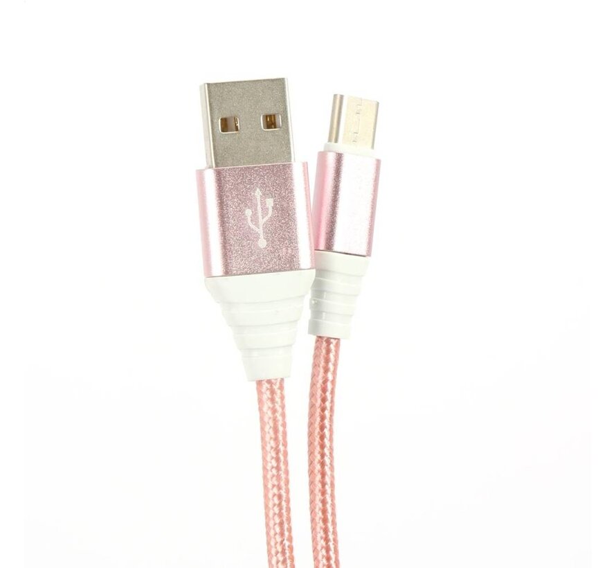OMEGA CABLE TYPE C USB 2A 118 CUIVRE 1M ROSE GOLD 44268