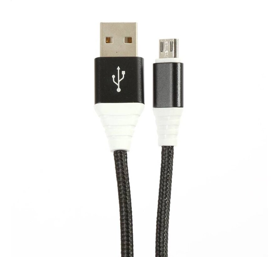 OMEGA CABLE MICRO USB 2A 118 COPPER 1M NOIR 44257
