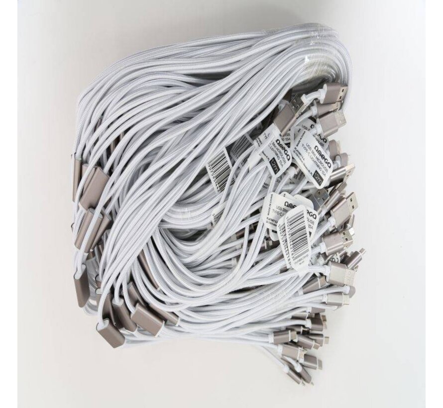 OMEGA USB CABLE 3IN1 MICRO-USB TYPE-C LIGHTNING 1,5A POLY 1,2M SILVER [44218]