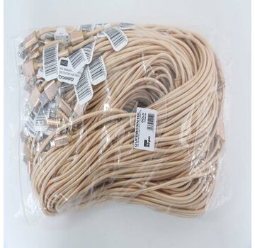 Omega OMEGA USB CABLE 3IN1 MICRO-USB TYPE-C LIGHTNING 1,5A POLY 1,2M GOLD [44219]