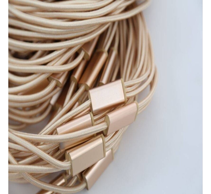 OMEGA USB CABLE 3IN1 MICRO-USB TYPE-C LIGHTNING 1,5A POLY 1,2M GOLD [44219]