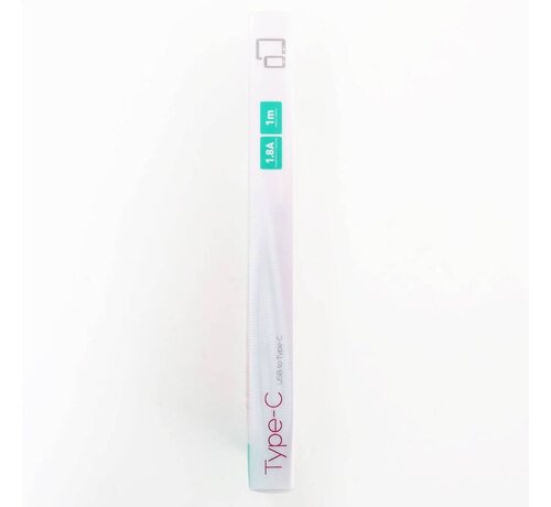 Omega OMEGA CABLE METAL TYPE C USB 1.8A 1M ARGENT 44214