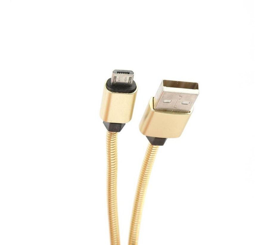 OMEGA CABLE METL MICRO USB 1.8A 1M OR 44209