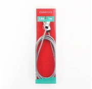 Omega OMEGA CABLE METAL MICRO USB 1.8A 1M ARGENT 44206