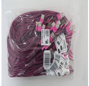 Omega OMEGA CABLE TYPE C USB 2A POLY 1M ROSE ROUGE 44197
