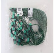 Omega OMEGA FABRIC BRAIDED TYPE-C TO USB 2A POLY 1M GREEN [44196]