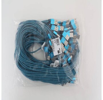 Omega OMEGA CABLE MICRO USB 2A POLY 1M BLEU 44190