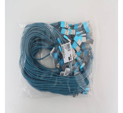 Omega OMEGA CABLE MICRO USB 2A POLY 1M BLEU 44190
