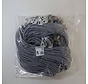 OMEGA FABRIC BRAIDED TYPE-C TO USB 1,5A 118 COPPER POLY 2M GREY [44188]
