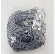 Omega OMEGA FABRIC BRAIDED LIGHTNING TO USB 1,5A 118 COPPER POLY 2M GREY [44183]