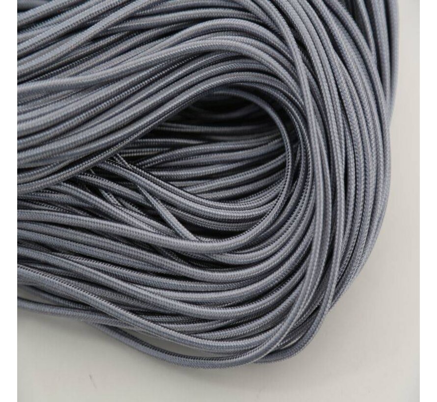 OMEGA FABRIC BRAIDED LIGHTNING TO USB 1,5A 118 COPPER POLY 2M GREY [44183]