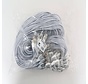 OMEGA FABRIC BRAIDED LIGHTNING TO USB 1,5A 118 COPPER POLY 2M SILVER [44180]