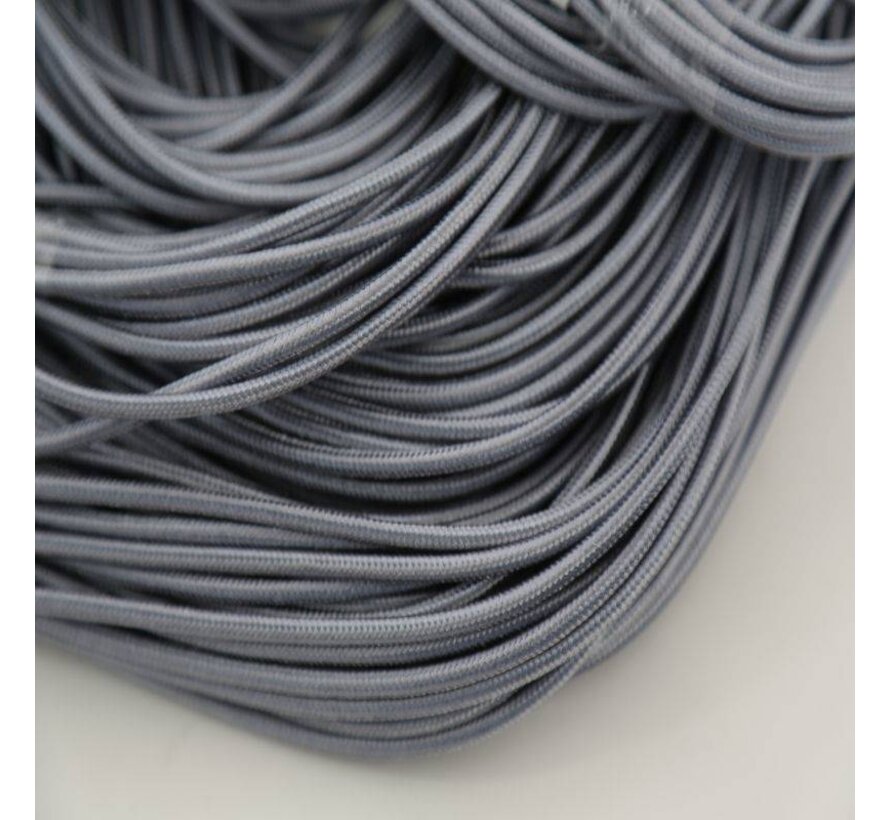 OMEGA FABRIC BRAIDED MICRO USB 1,5A 118 COPPER POLY 2M GREY [44178]
