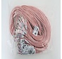 OMEGA FABRIC BRAIDED MICRO USB 1,5A 118 COPPER POLY 2M ROSE GOLD [44177]
