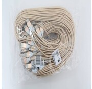 Omega OMEGA FABRIC BRAIDED MICRO USB 1,5A 118 COPPER POLY 2M GOLD [44176]