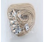 OMEGA FABRIC BRAIDED MICRO USB 1,5A 118 COPPER POLY 2M GOLD [44176]