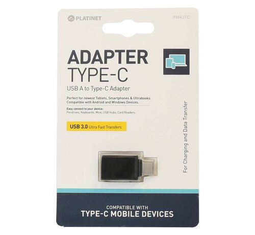 Platinet PLATINET USB 3.0 TO TYPE-C PLUG ADAPTER [44127]