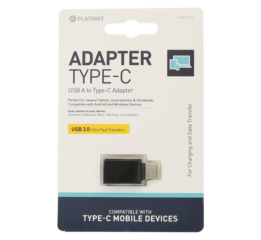 PLATINET USB 3.0 TO TYPE-C PLUG ADAPTER [44127]