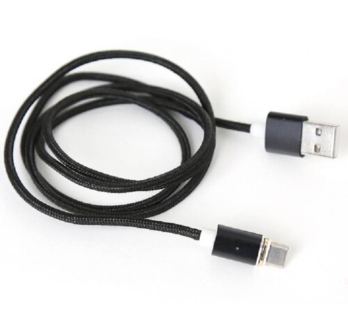 Platinet PLATINET MICRO USB TO USB CABLE WITH MAGNETIC PLUG 1M SILVER [43470]