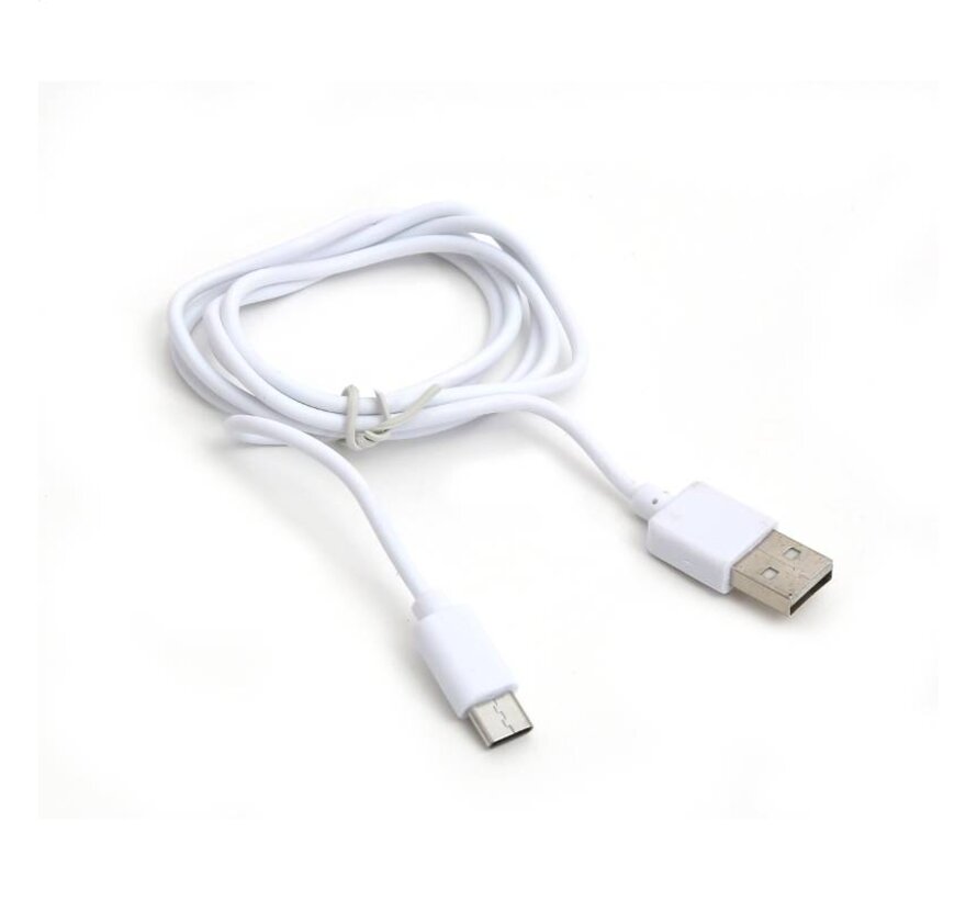 CABLE USB TYPE-C VERS USB PLATINET TRESSE 1M NOIR